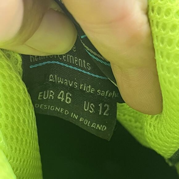 Shima Rebel Vented Men’s Size 12 Eur 46 Mid Boots Lace Up Shoes Brown - Picture 8 of 11